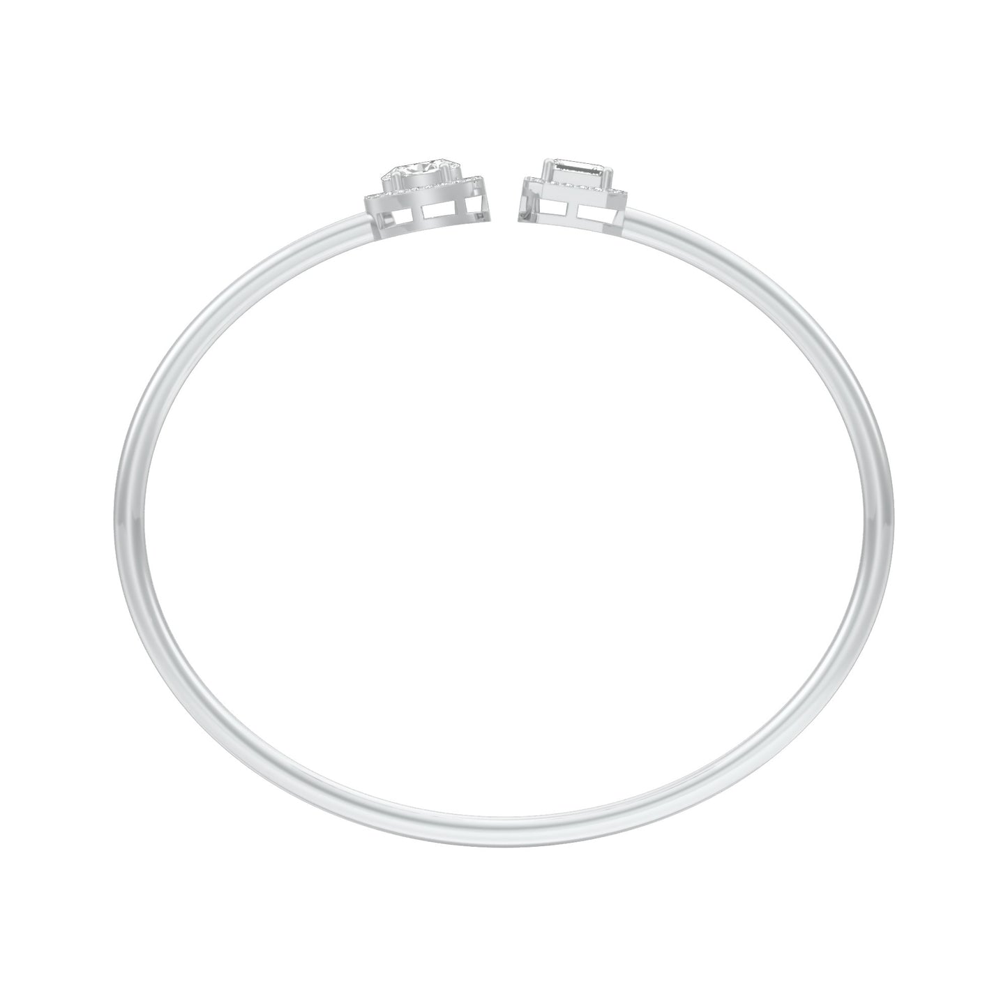 Soft Glow Diamond Flexi Bracelet 18 KT / White Gold