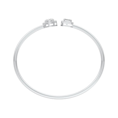 Soft Glow Diamond Flexi Bracelet 18 KT / White Gold