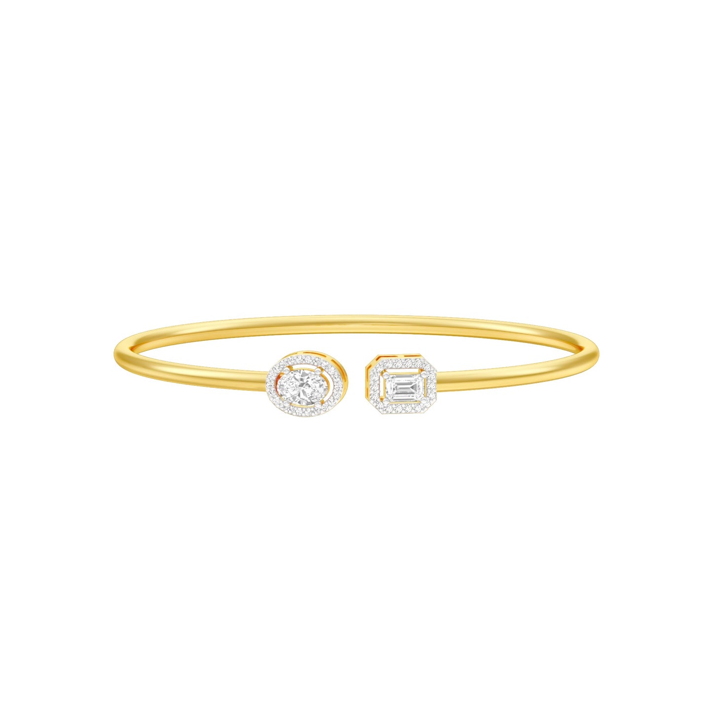 Soft Glow Diamond Flexi Bracelet 18 KT / Yellow Gold