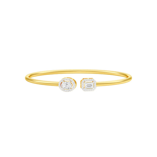 Soft Glow Diamond Flexi Bracelet 18 KT / Yellow Gold