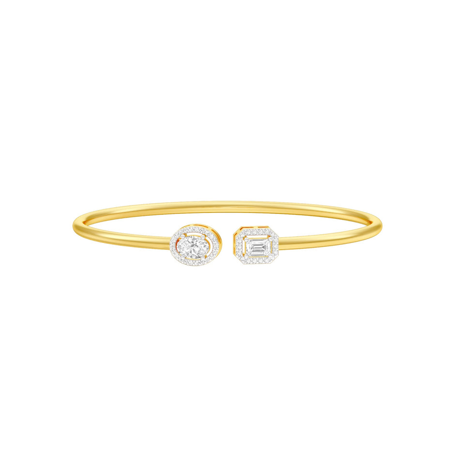 Soft Glow Diamond Flexi Bracelet 18 KT / Yellow Gold