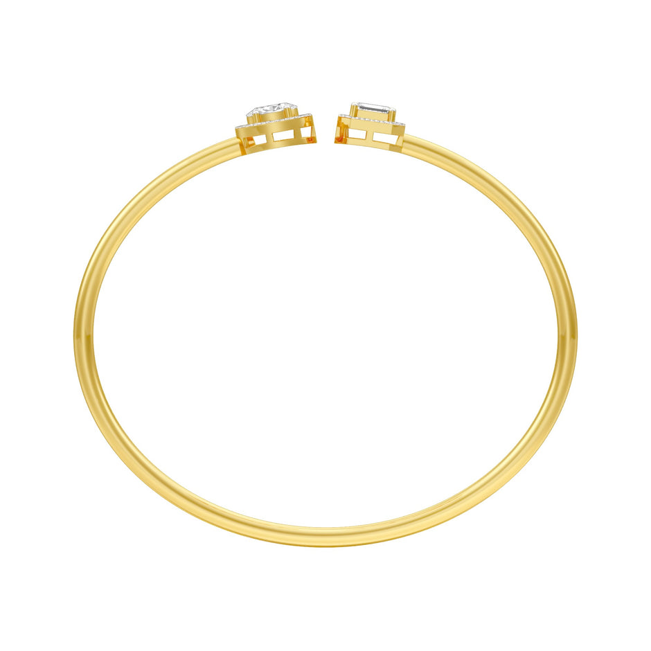 Soft Glow Diamond Flexi Bracelet 18 KT / Yellow Gold