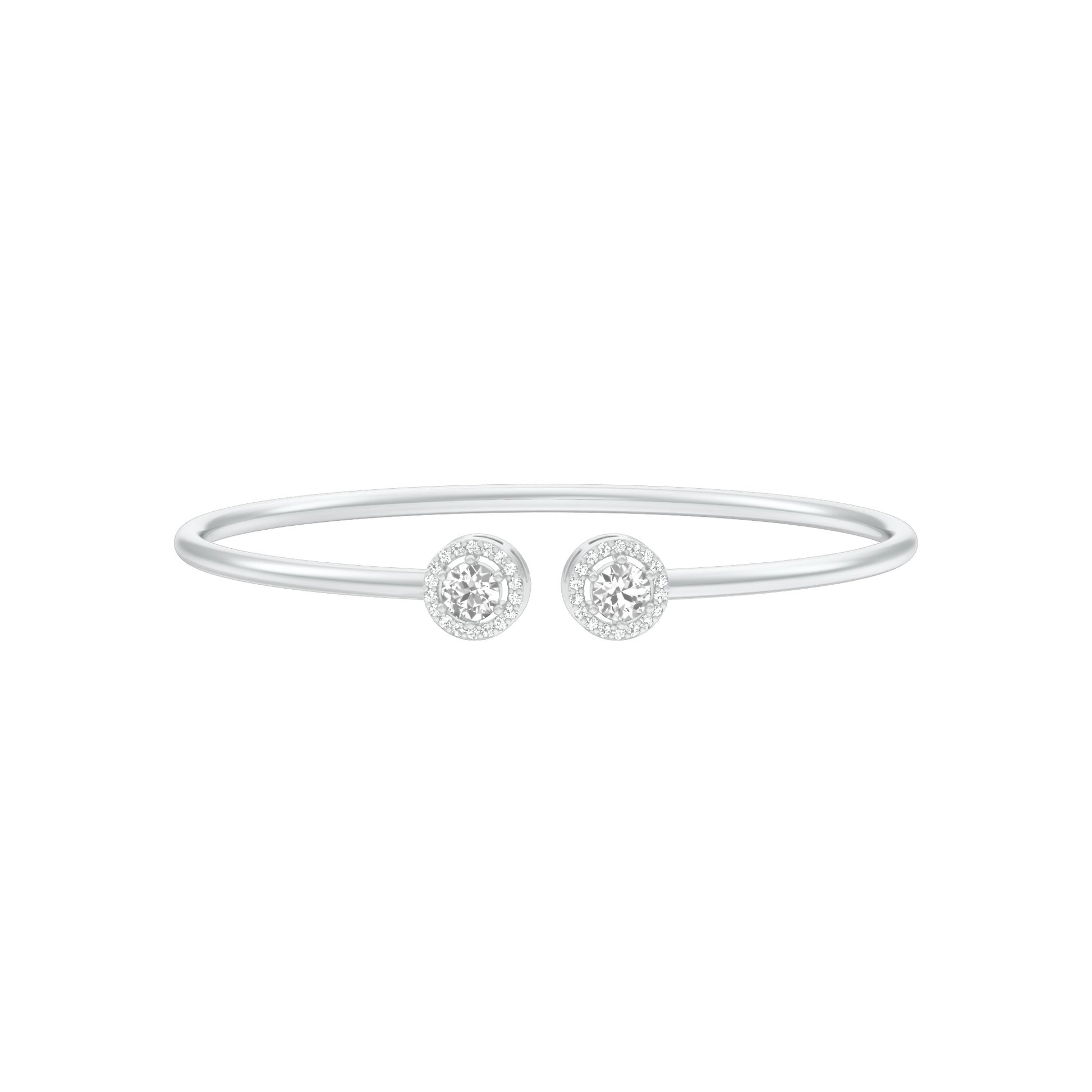 NovaBand Diamond Flexi Bracelet 18 KT / White Gold