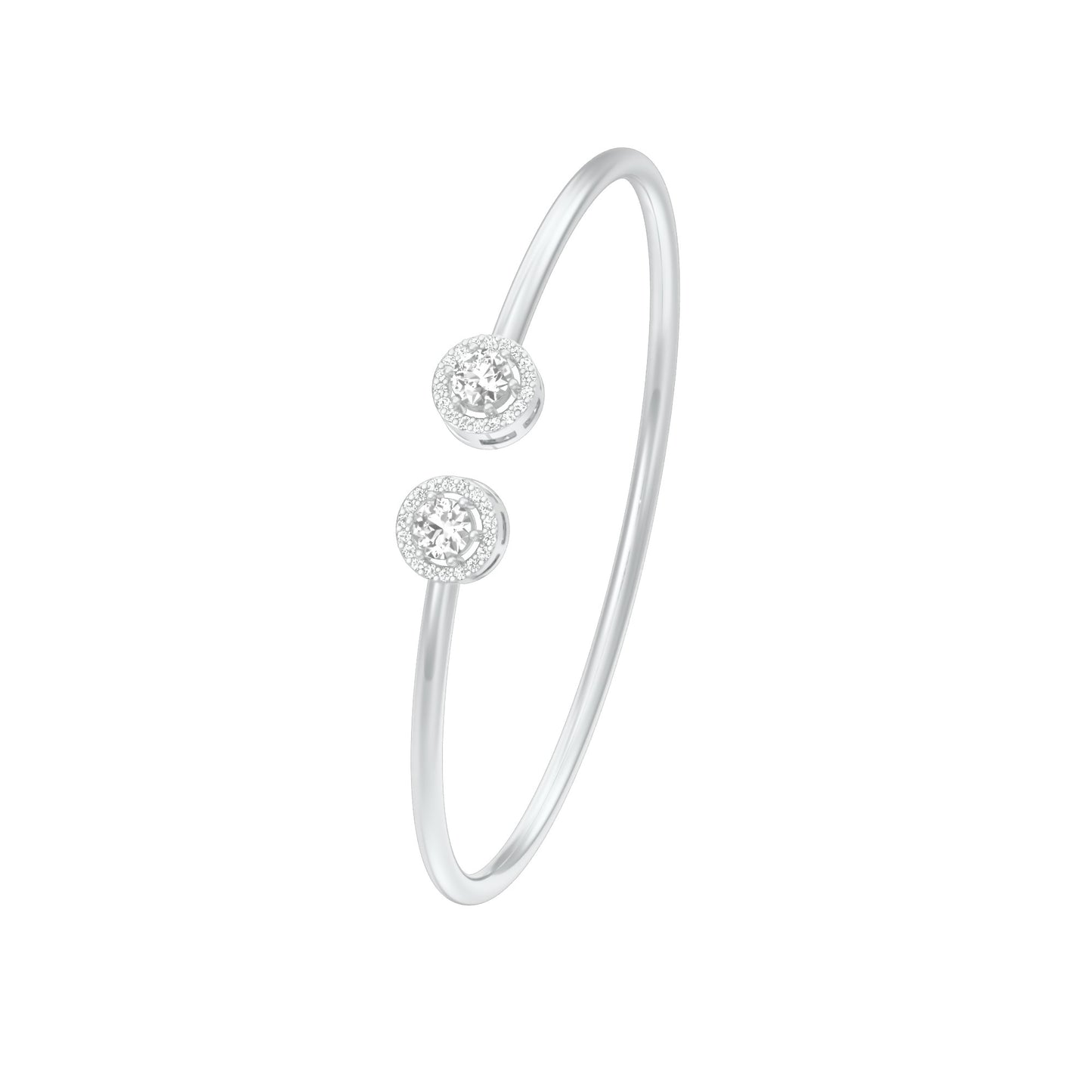 NovaBand Diamond Flexi Bracelet 18 KT / White Gold