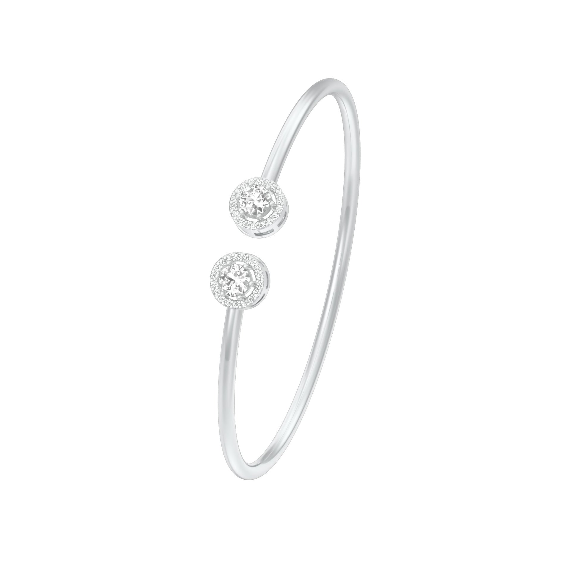 NovaBand Diamond Flexi Bracelet 18 KT / White Gold