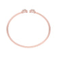 Clarity Cuff Diamond Flexi Bracelet 18 KT / Rose Gold