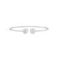 Clarity Cuff Diamond Flexi Bracelet 18 KT / White Gold