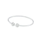 Clarity Cuff Diamond Flexi Bracelet 18 KT / White Gold