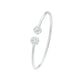 Clarity Cuff Diamond Flexi Bracelet 18 KT / White Gold