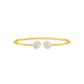 Clarity Cuff Diamond Flexi Bracelet 18 KT / Yellow Gold
