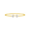 Clarity Cuff Diamond Flexi Bracelet 18 KT / Yellow Gold