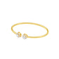 Clarity Cuff Diamond Flexi Bracelet 18 KT / Yellow Gold
