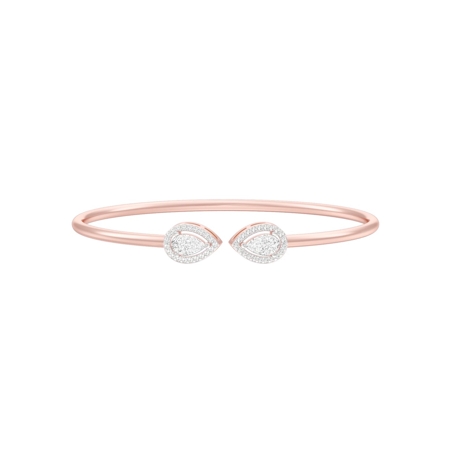 AuraLink Diamond Flexi Bracelet 18 KT / Rose Gold