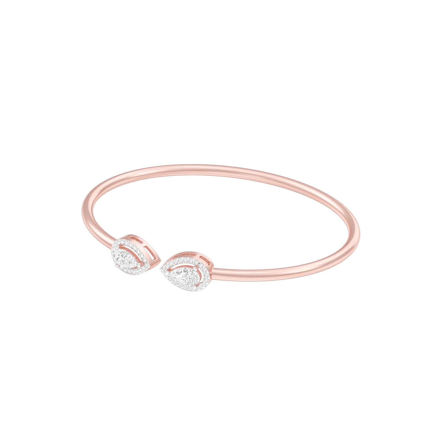 AuraLink Diamond Flexi Bracelet 18 KT / Rose Gold