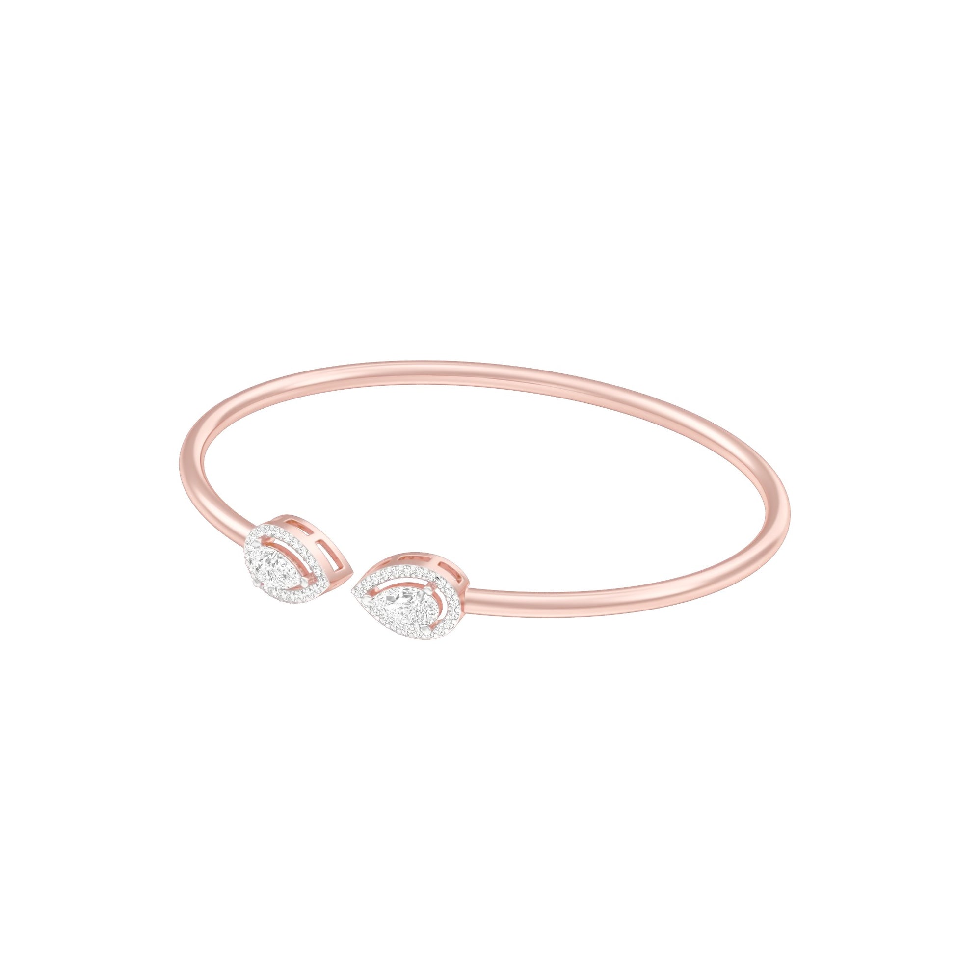 AuraLink Diamond Flexi Bracelet 18 KT / Rose Gold