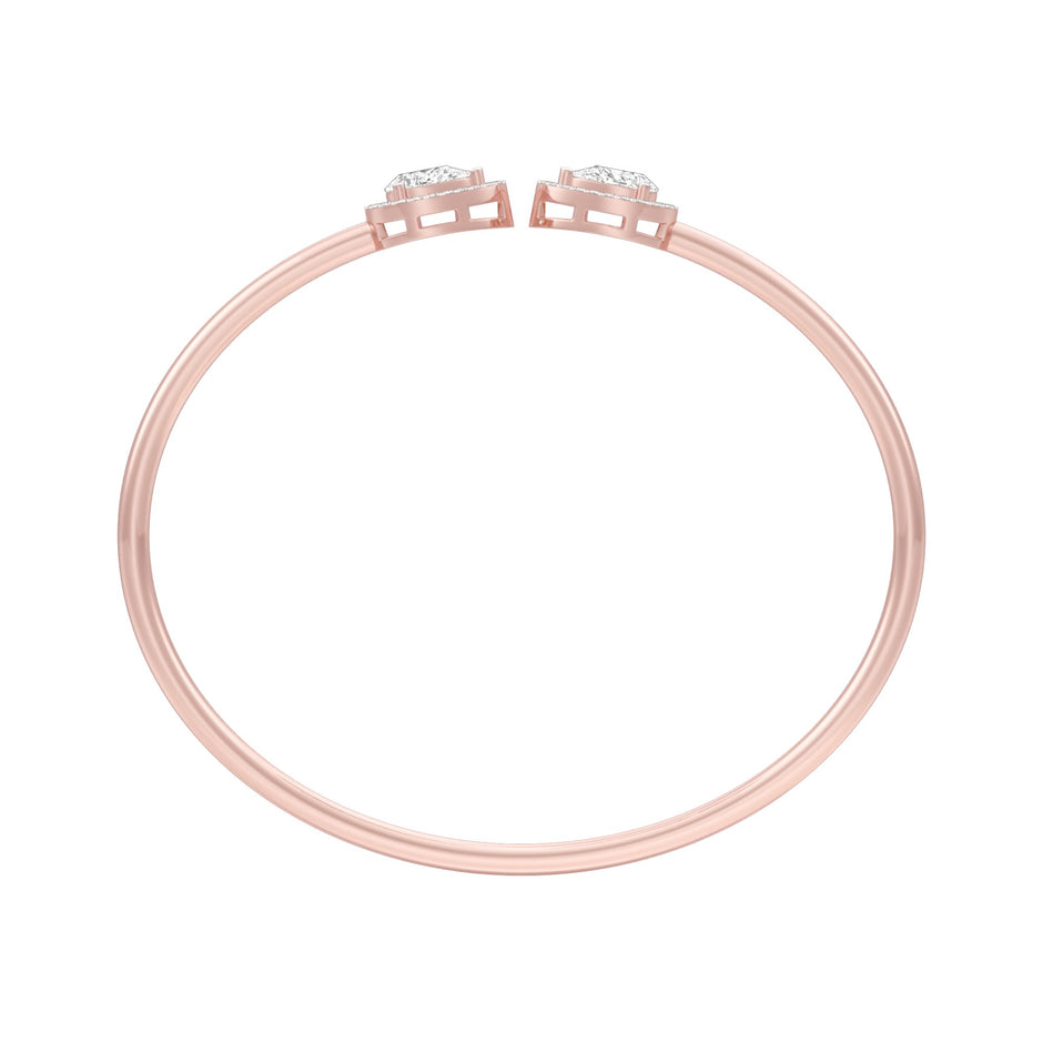 AuraLink Diamond Flexi Bracelet 18 KT / Rose Gold