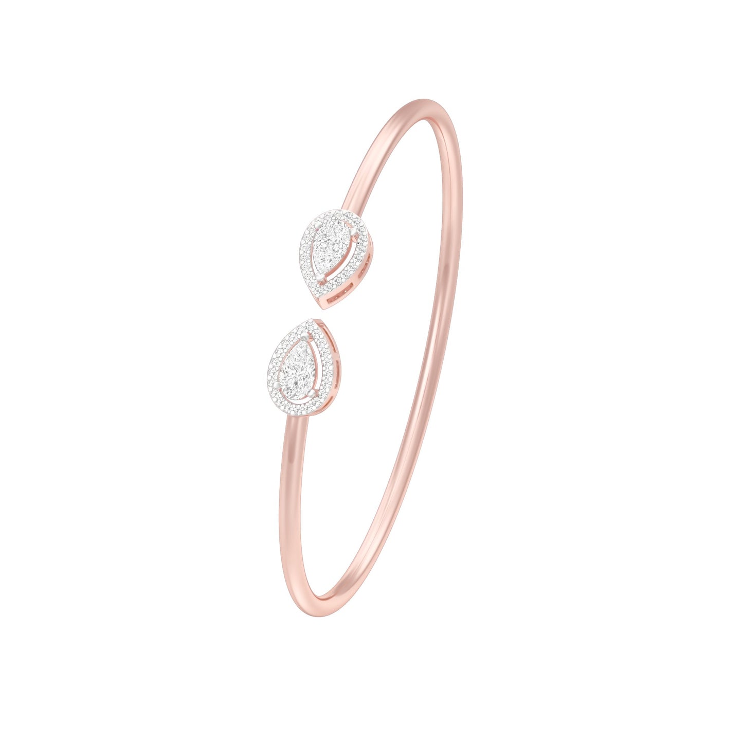 AuraLink Diamond Flexi Bracelet 18 KT / Rose Gold