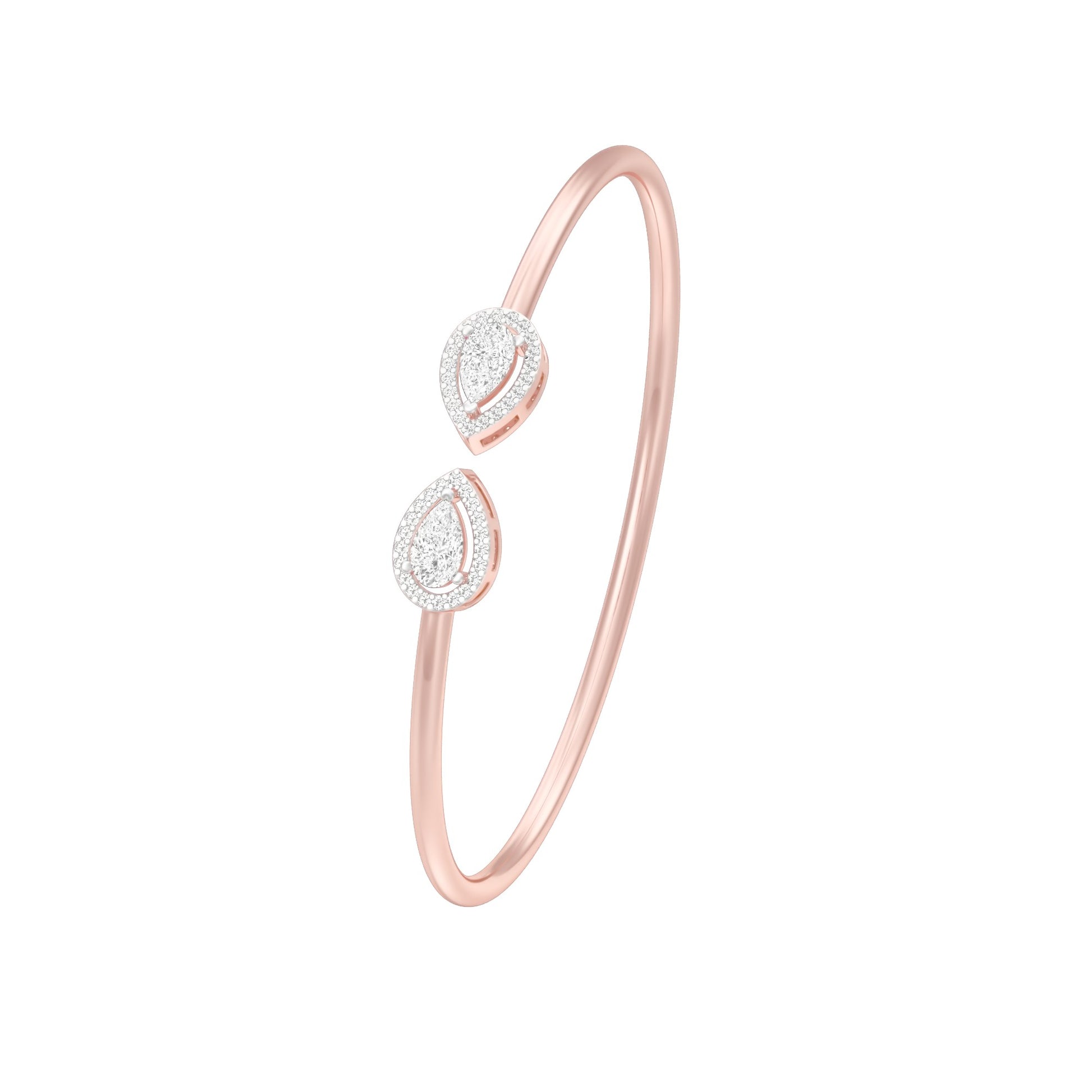 AuraLink Diamond Flexi Bracelet 18 KT / Rose Gold