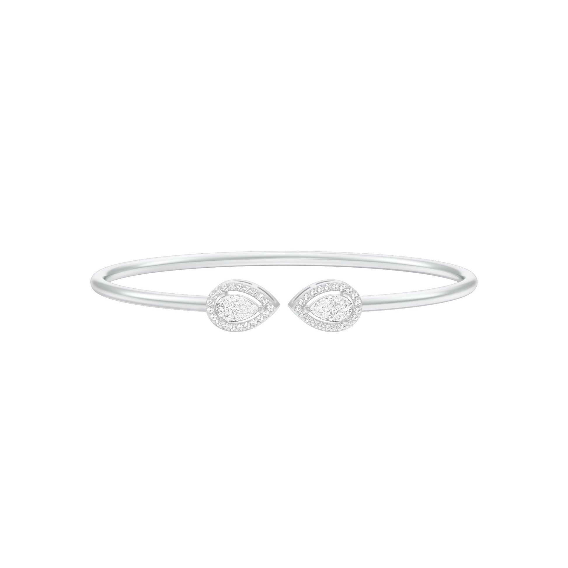 AuraLink Diamond Flexi Bracelet 18 KT / White Gold