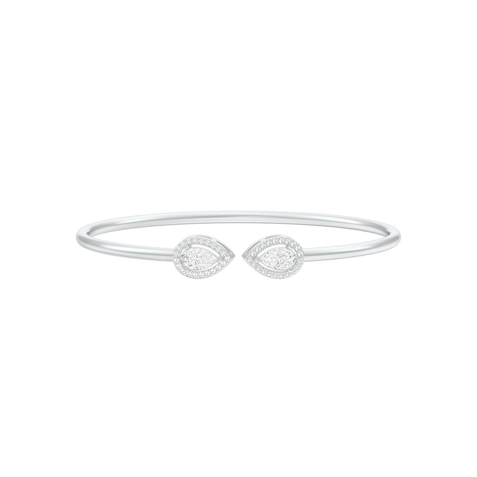 AuraLink Diamond Flexi Bracelet 18 KT / White Gold