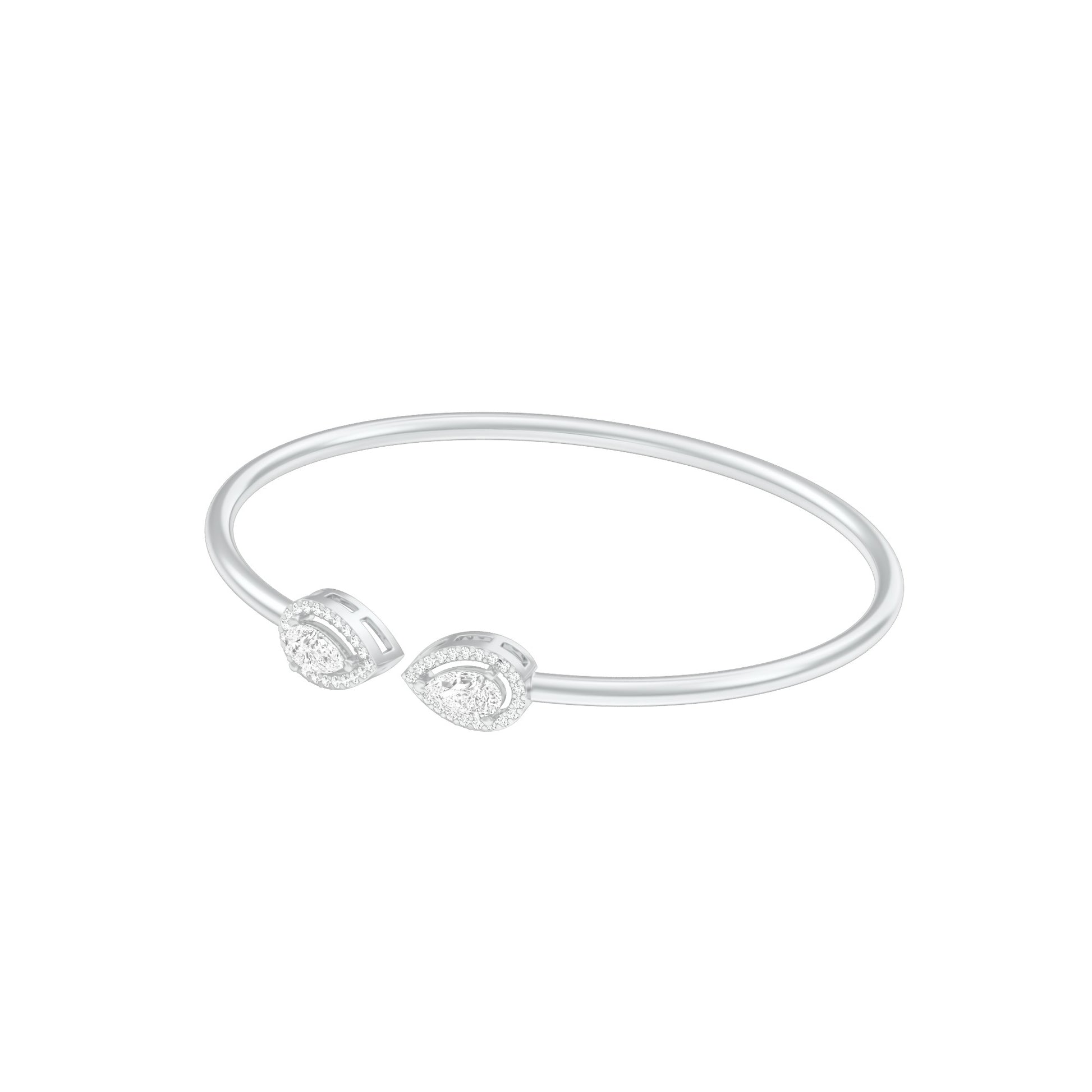 AuraLink Diamond Flexi Bracelet 18 KT / White Gold