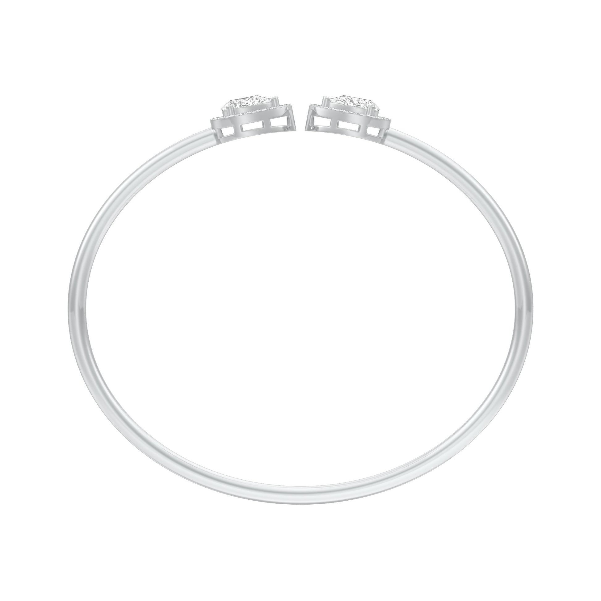 AuraLink Diamond Flexi Bracelet 18 KT / White Gold