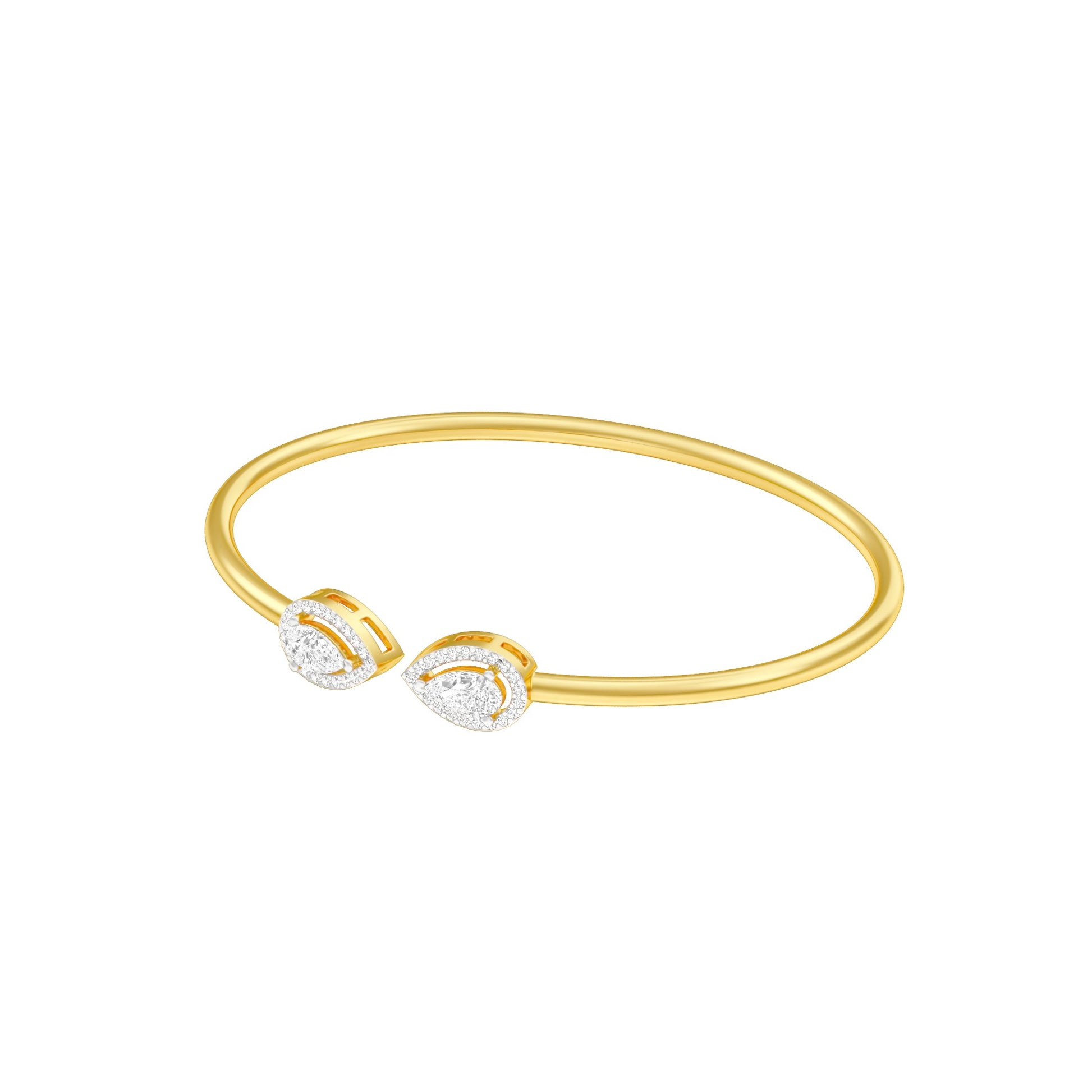 AuraLink Diamond Flexi Bracelet 18 KT / Yellow Gold