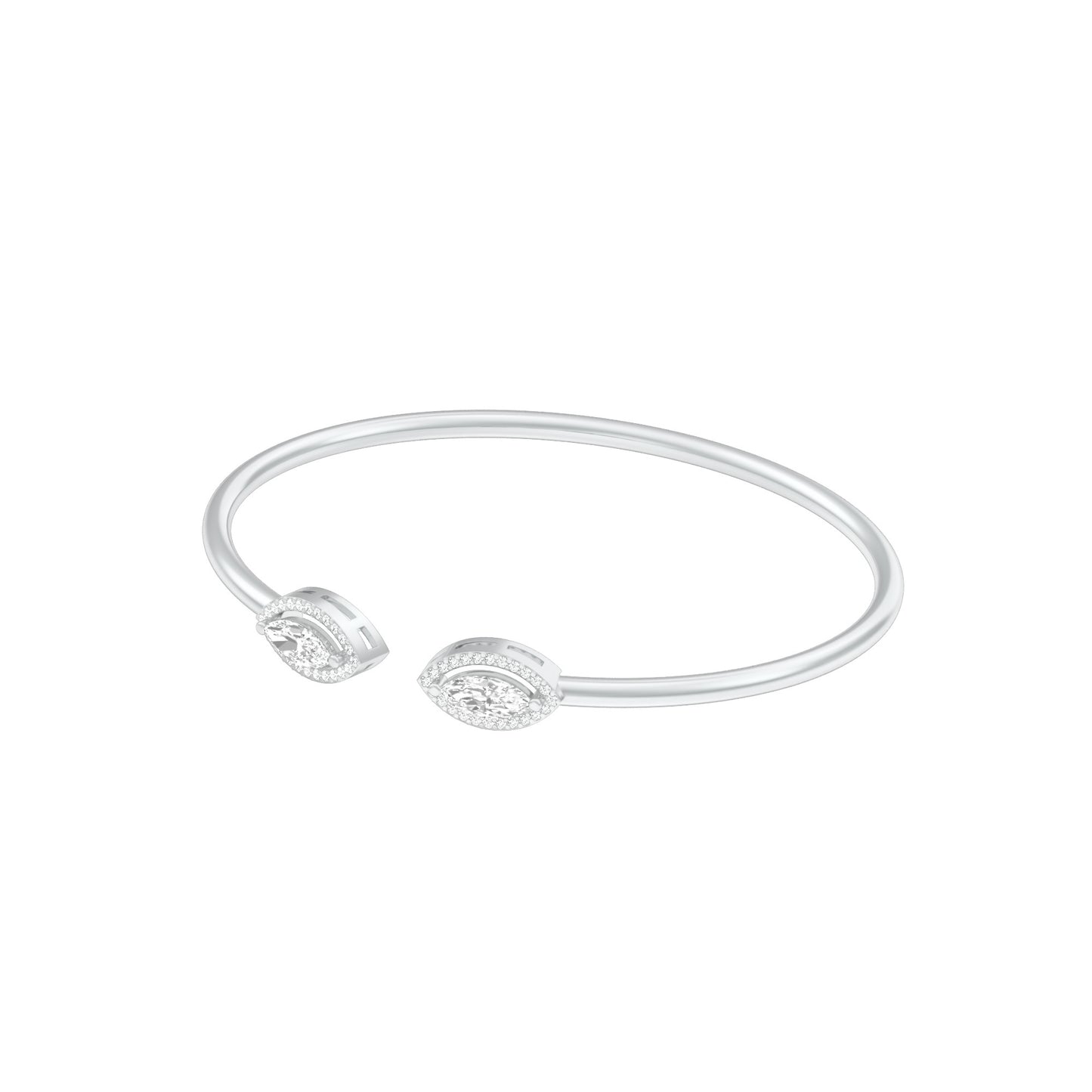 KI-BG00050-045 18 KT / White Gold
