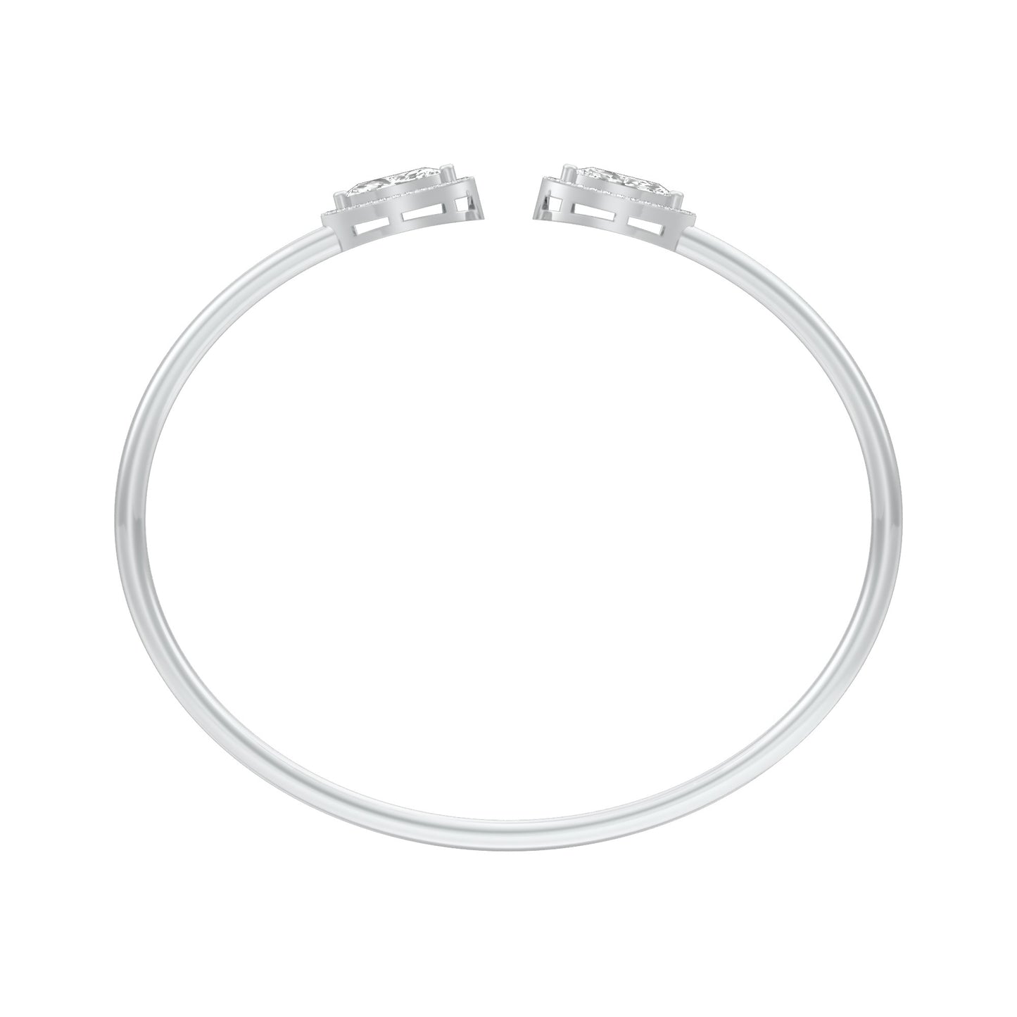 KI-BG00050-045 18 KT / White Gold