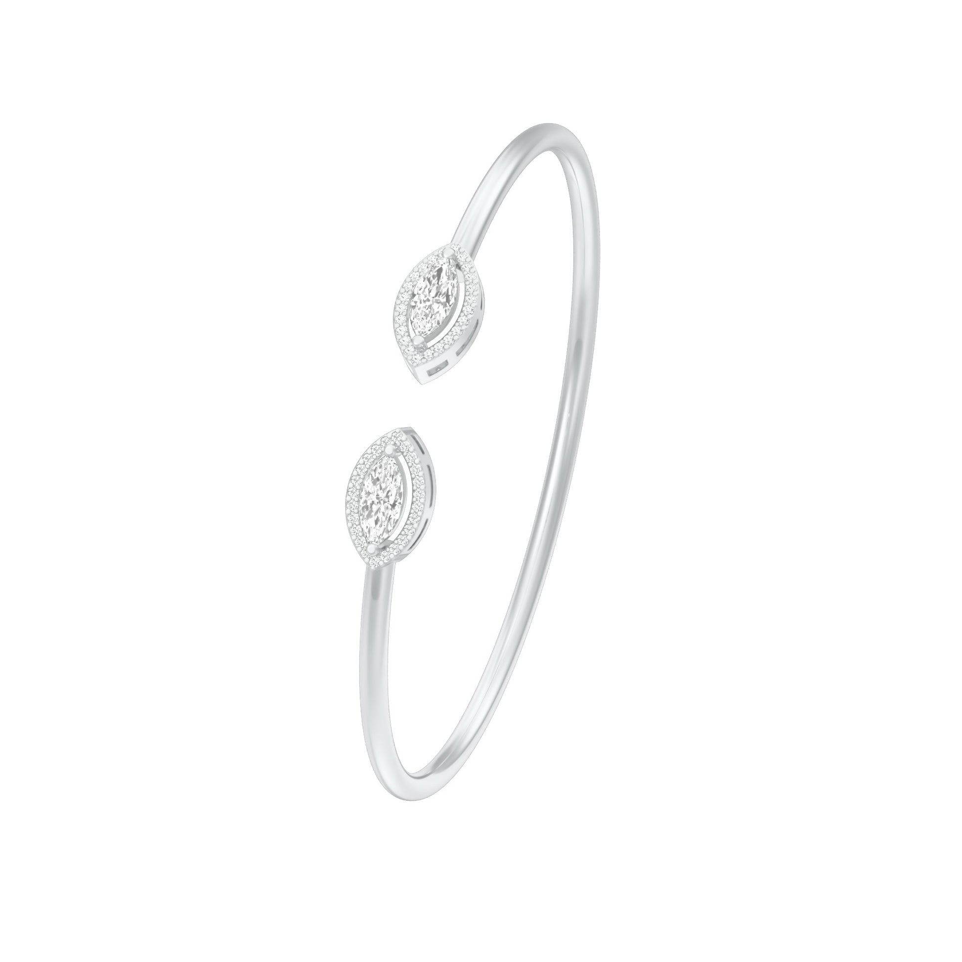 KI-BG00050-045 18 KT / White Gold