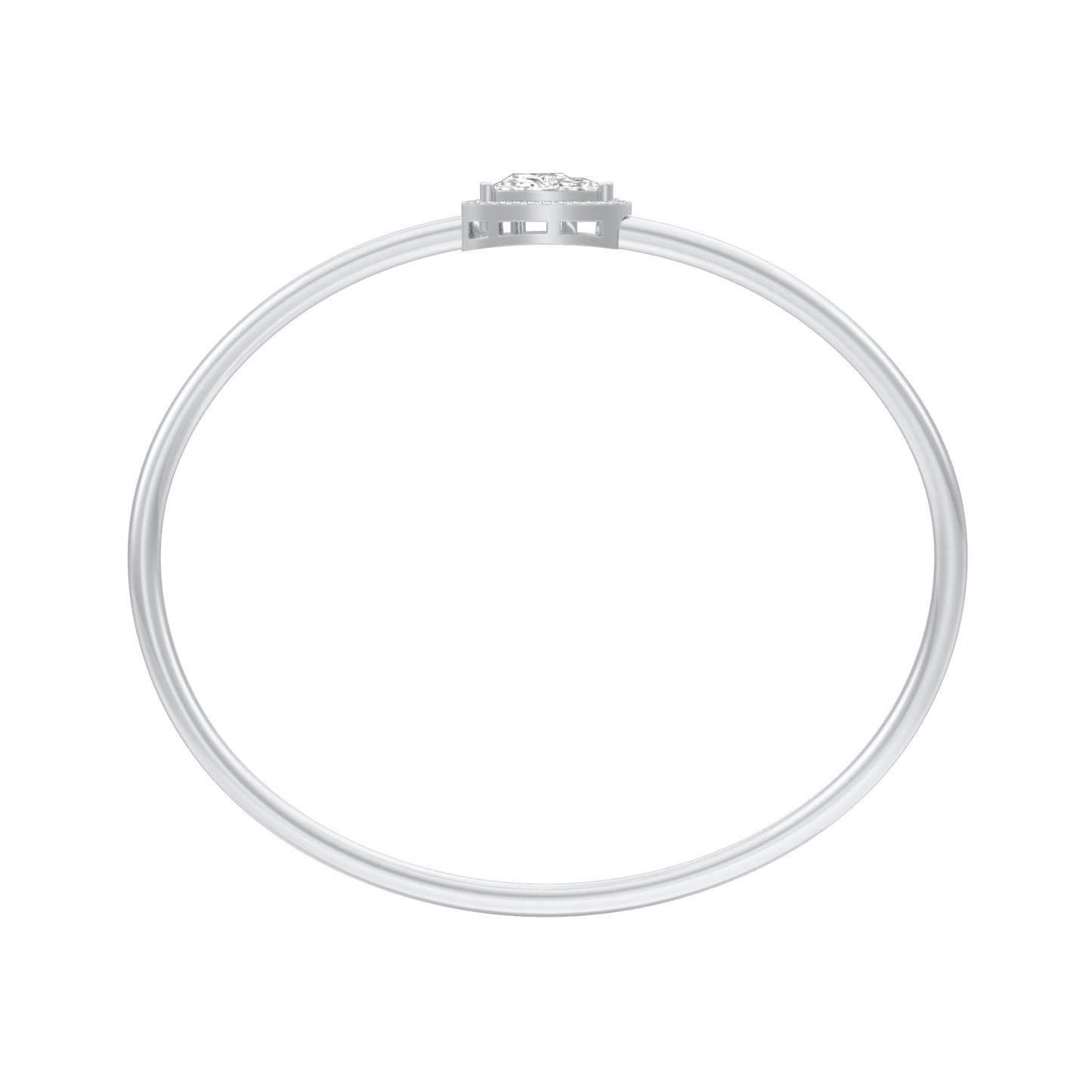 KI-BG00054-045 18 KT / White Gold