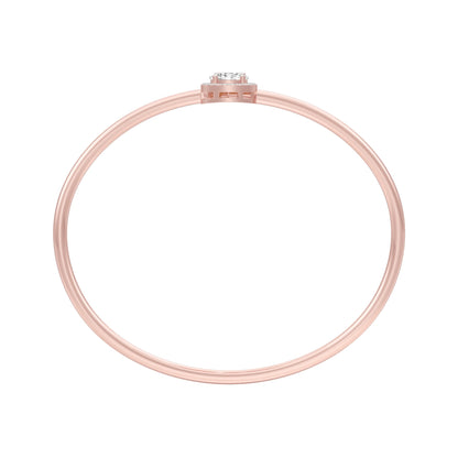 Elan Curve Diamond Flexi Bracelet 18 KT / Rose Gold