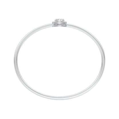 Elan Curve Diamond Flexi Bracelet 18 KT / White Gold
