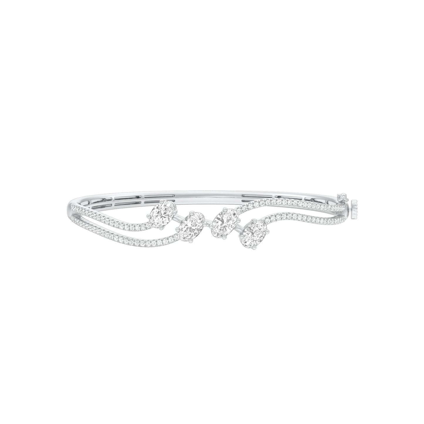 KI-BRL00035 18 KT / White Gold