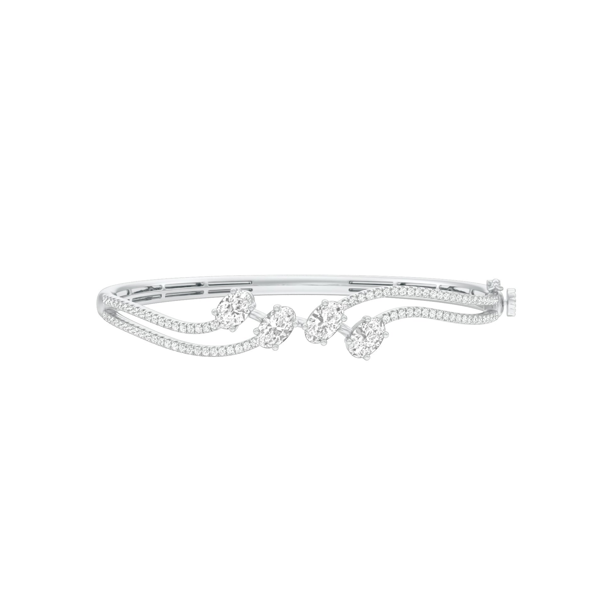 KI-BRL00035 18 KT / White Gold