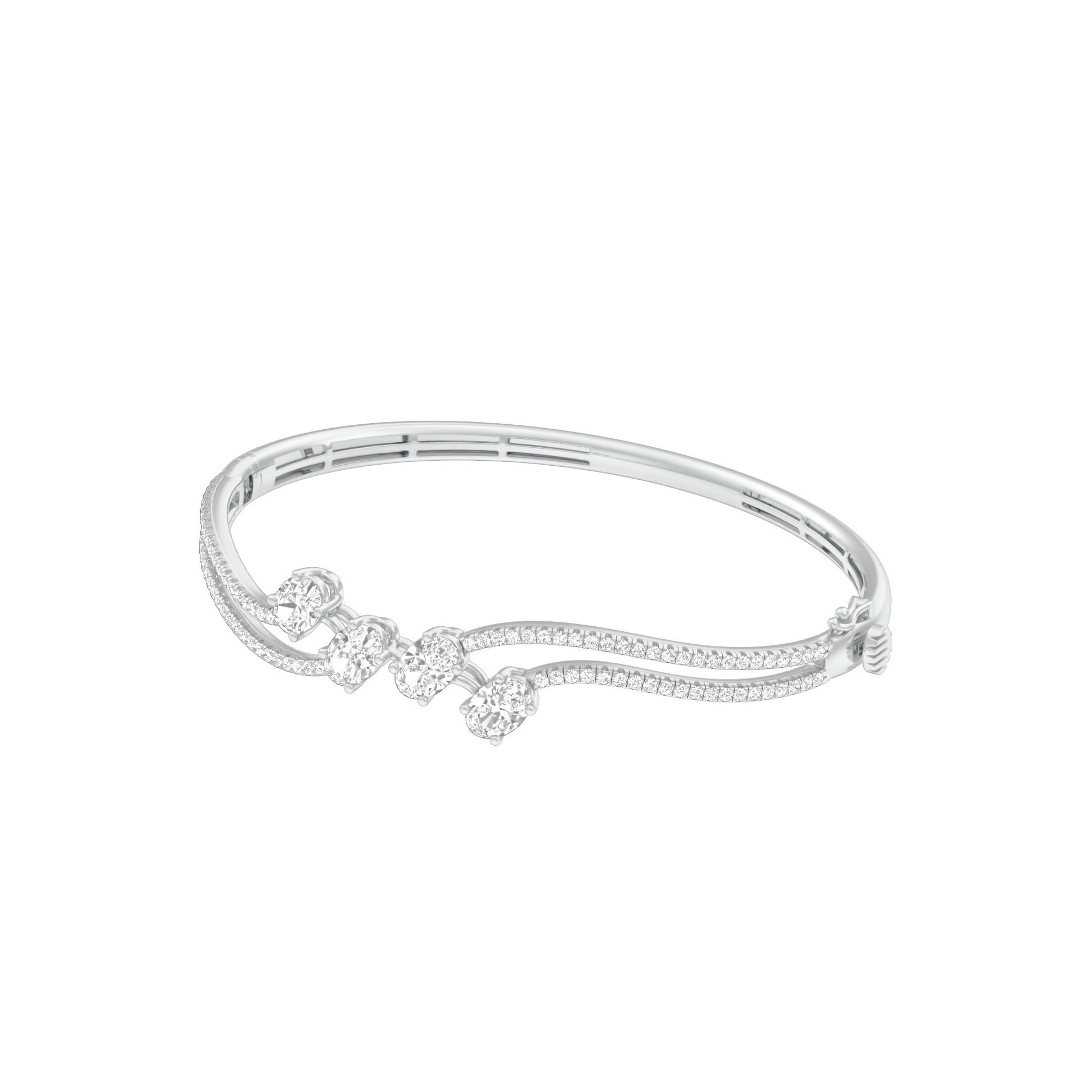 KI-BRL00035 18 KT / White Gold