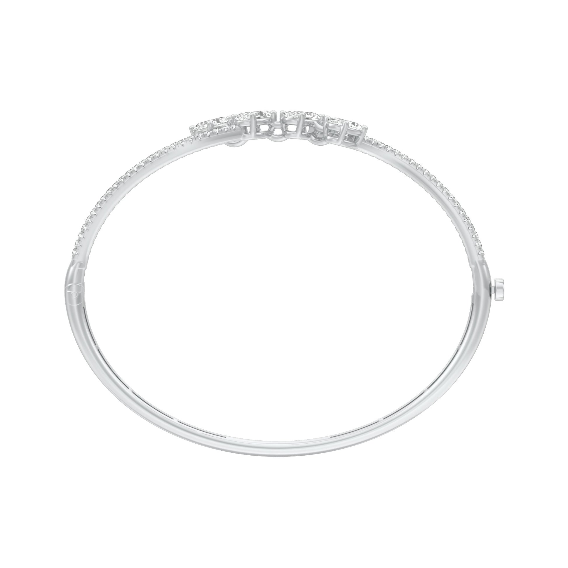 KI-BRL00035 18 KT / White Gold