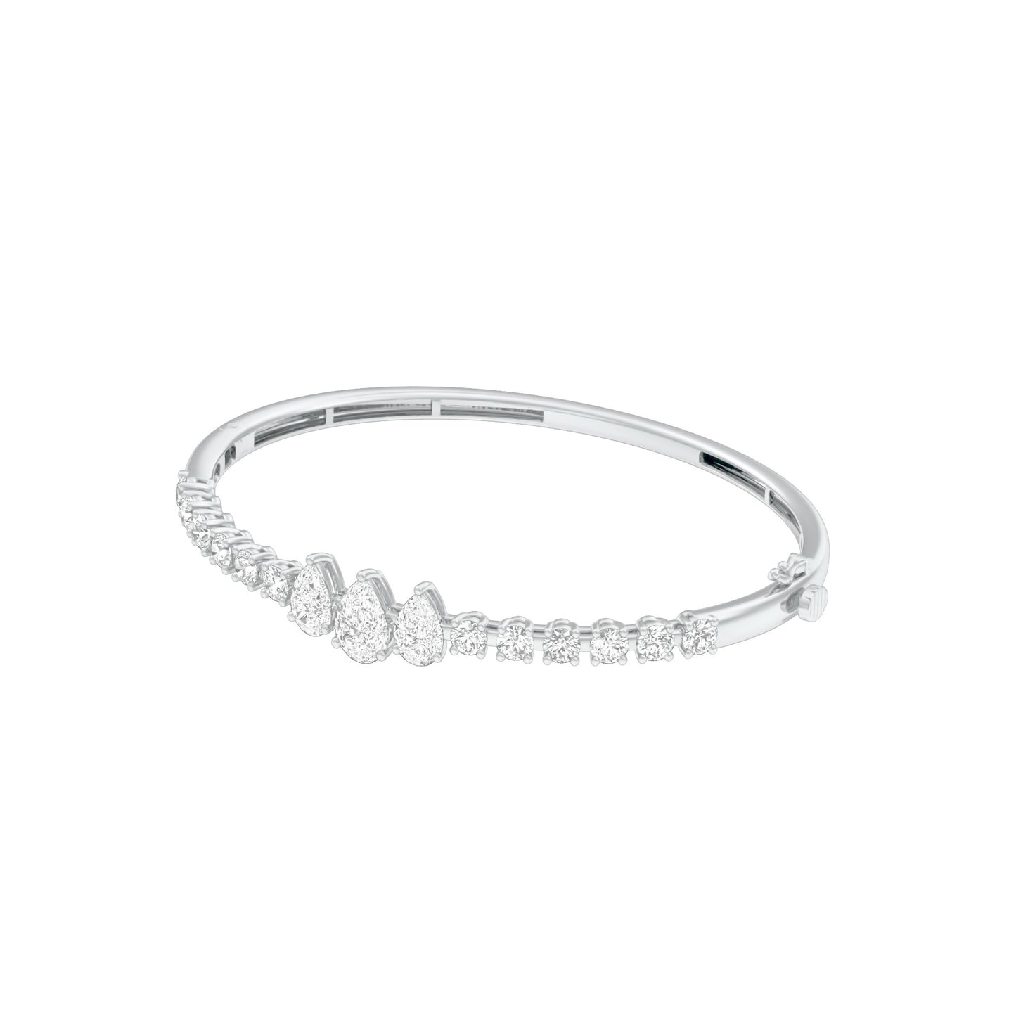 KI-BRL00063 18 KT / White Gold