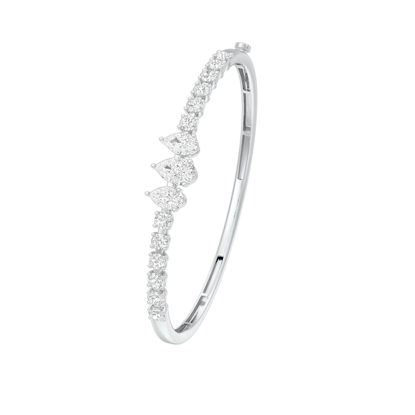 KI-BRL00063 18 KT / White Gold