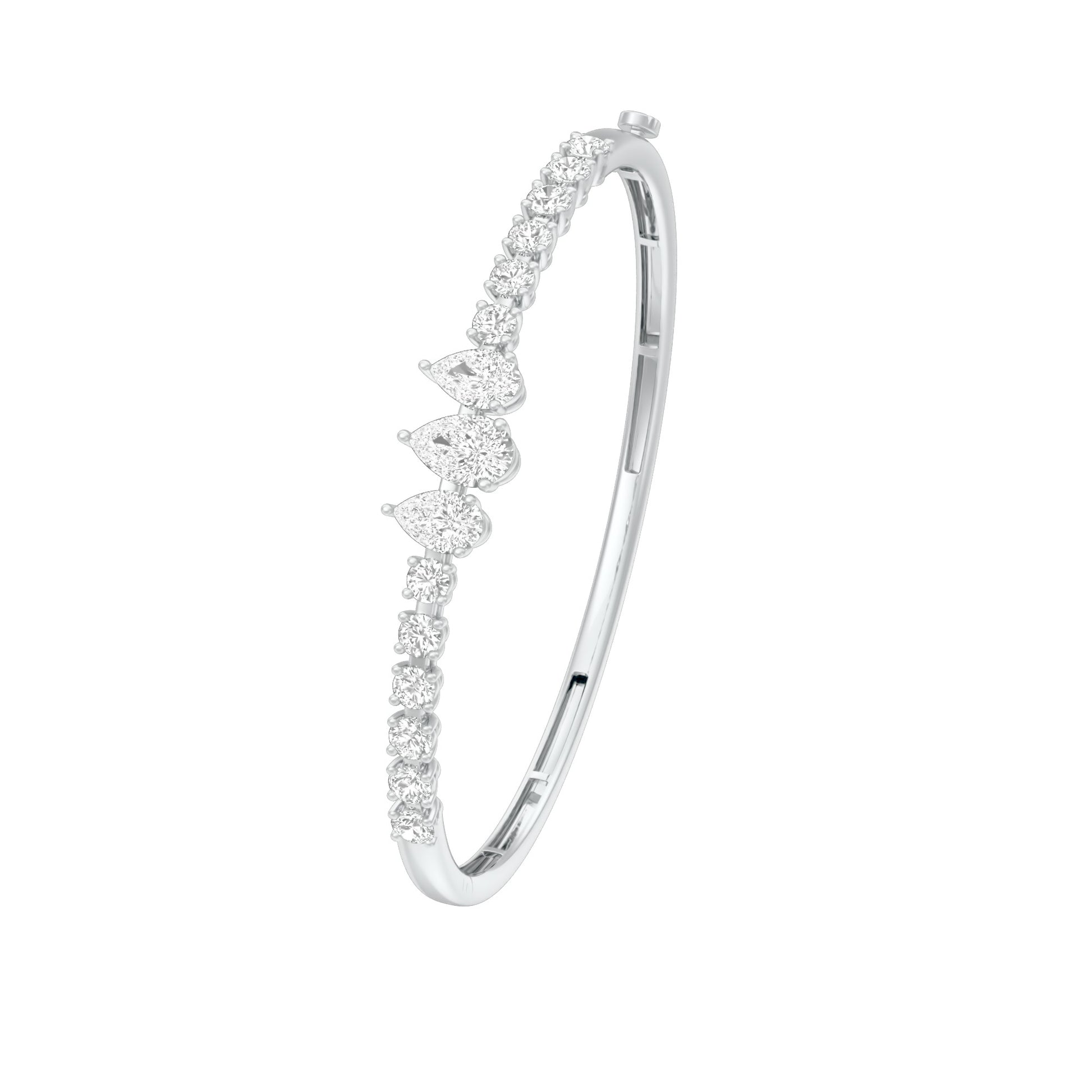 KI-BRL00063 18 KT / White Gold