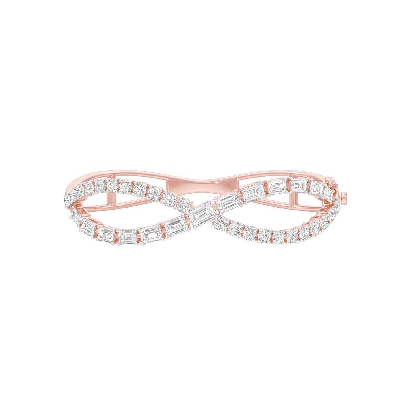 Crownlight Diamond Kada Bracelet 18 KT / Rose Gold