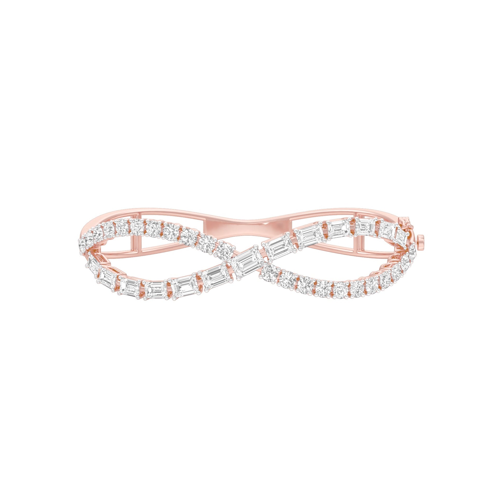 Crownlight Diamond Kada Bracelet 18 KT / Rose Gold