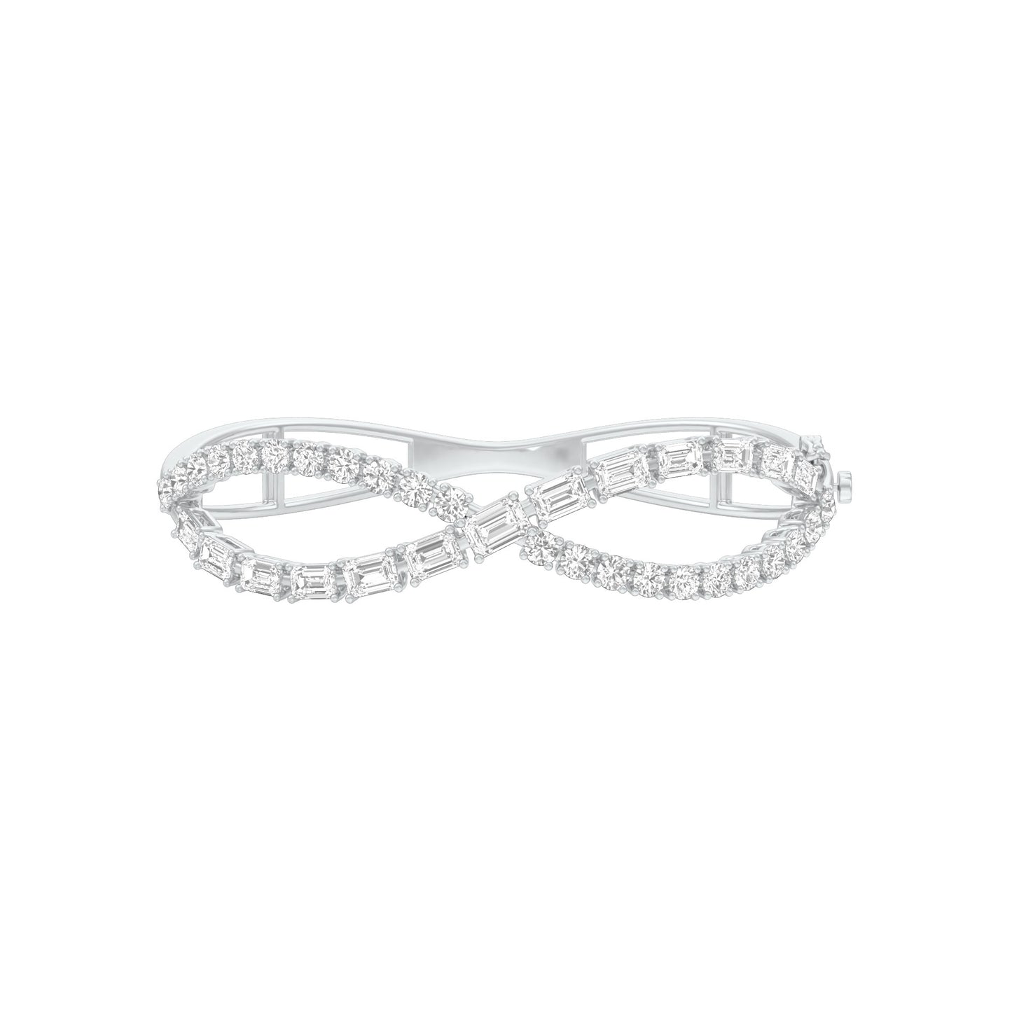 Crownlight Diamond Kada Bracelet 18 KT / White Gold