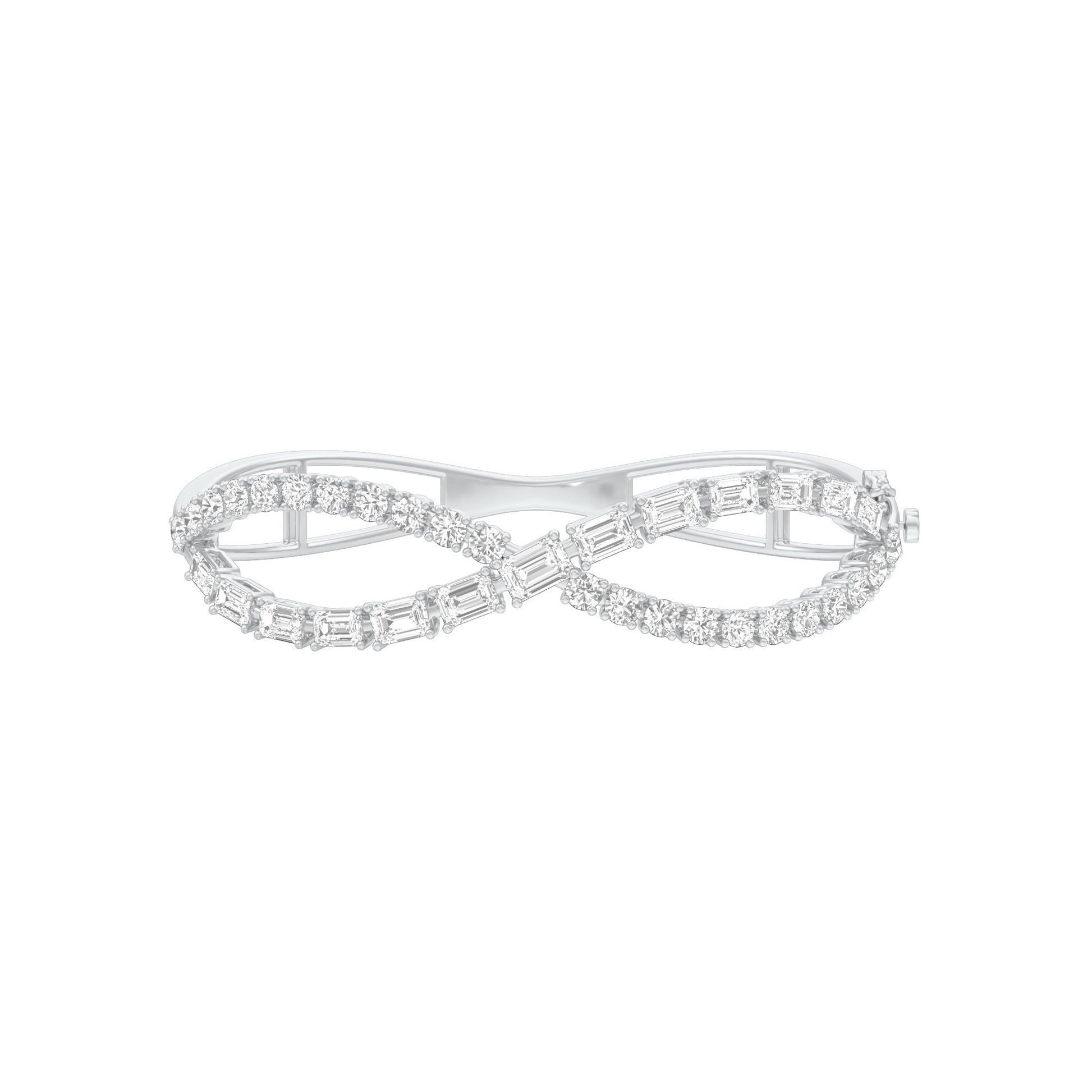 Crownlight Diamond Kada Bracelet 18 KT / White Gold