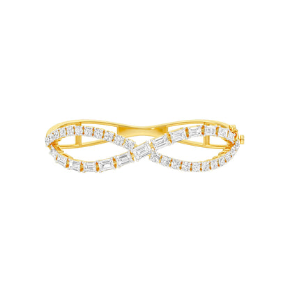 Crownlight Diamond Kada Bracelet 18 KT / Yellow Gold