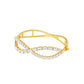 Crownlight Diamond Kada Bracelet 18 KT / Yellow Gold