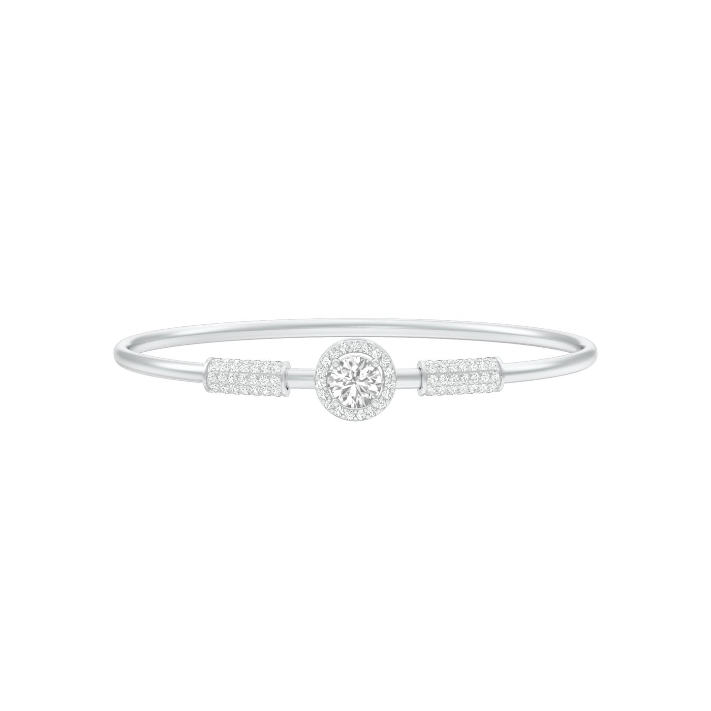 KI-BRL00109 18 KT / White Gold
