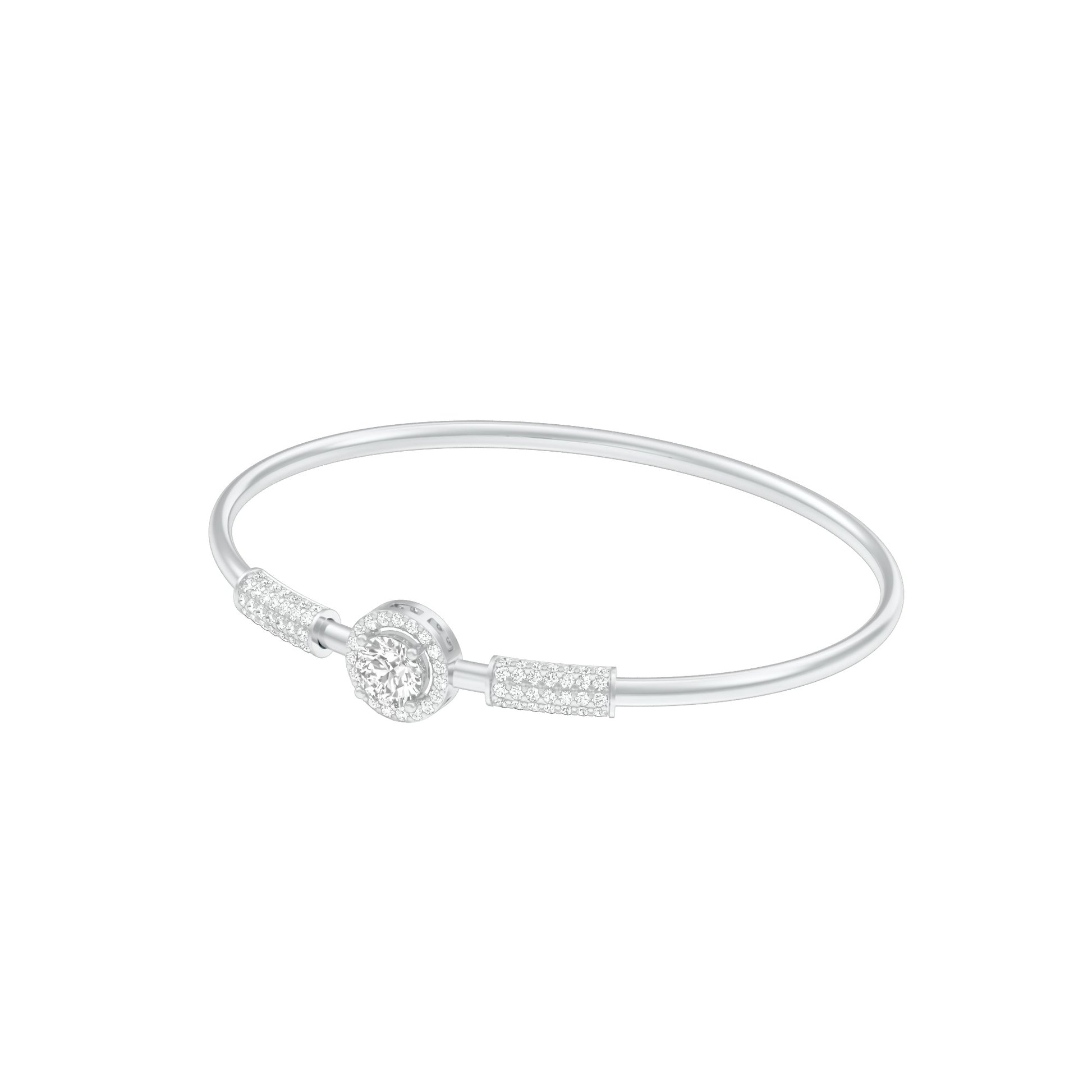 KI-BRL00109 18 KT / White Gold