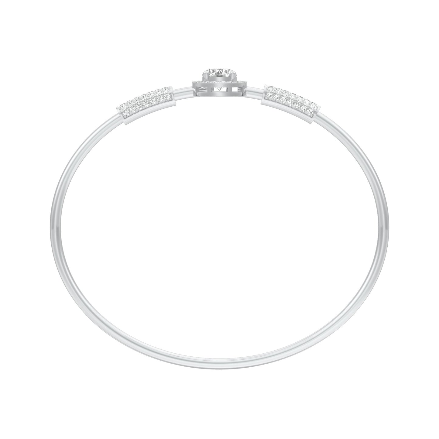 KI-BRL00109 18 KT / White Gold