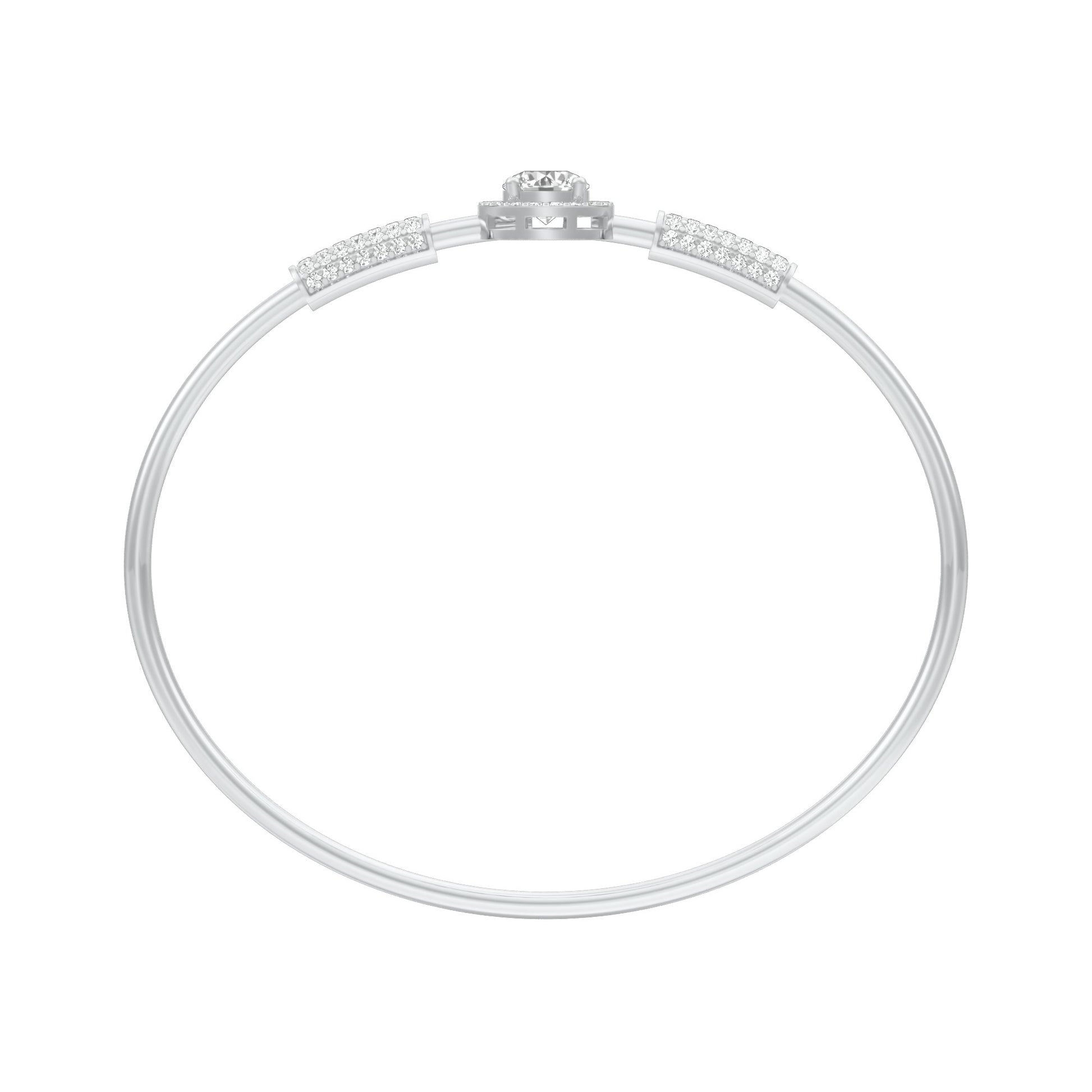 KI-BRL00109 18 KT / White Gold
